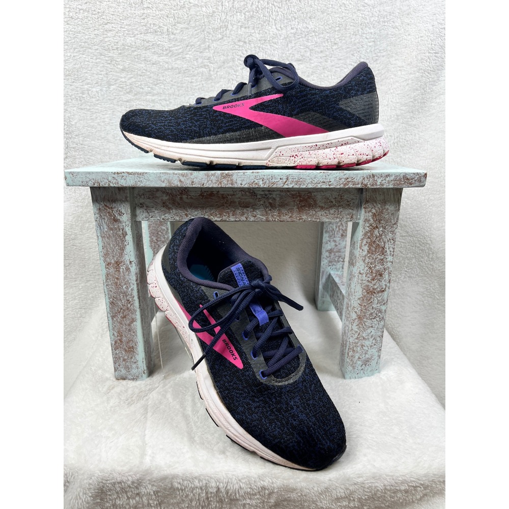 Brooks Signal 3 Women's Running Shoes Navy Pink Athletic Sneakers Size 10